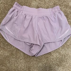 Lululemon Hotty Hot shorts 2.5” in lavender